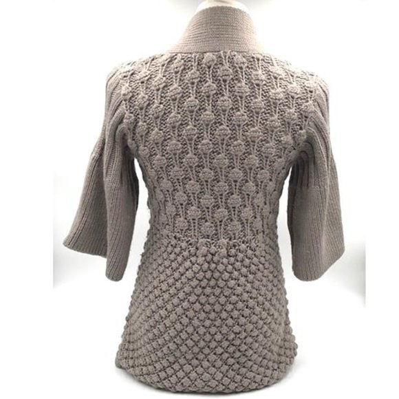 Design History Gray Knit Sweater Top 3/4 Sleeve - Picture 7 of 13